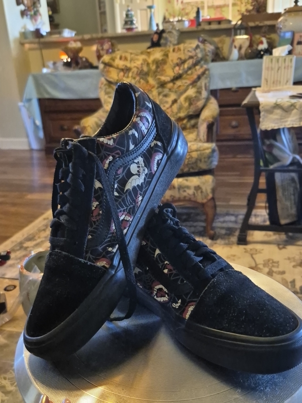Vans Old Skool "Glow Frights" sneakers,Sz.Mens 8.5 Womens Sz.10. (#1533S) - Picture 16 of 16